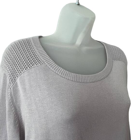 Lululemon Back to Balance LS Sweater Cashlu in Iced Iris Size 10 NWOT - Picture 3 of 7